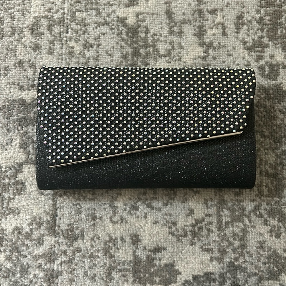 Black Rhinestone Clutch!